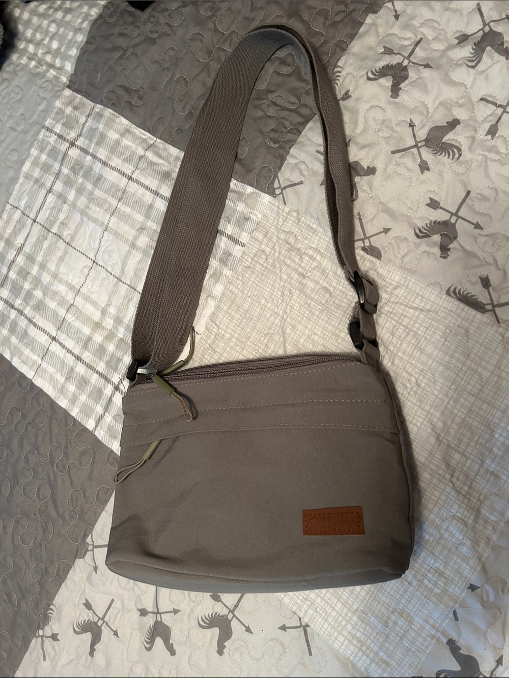 Gray Crossbody Bag - Picture 3 of 12